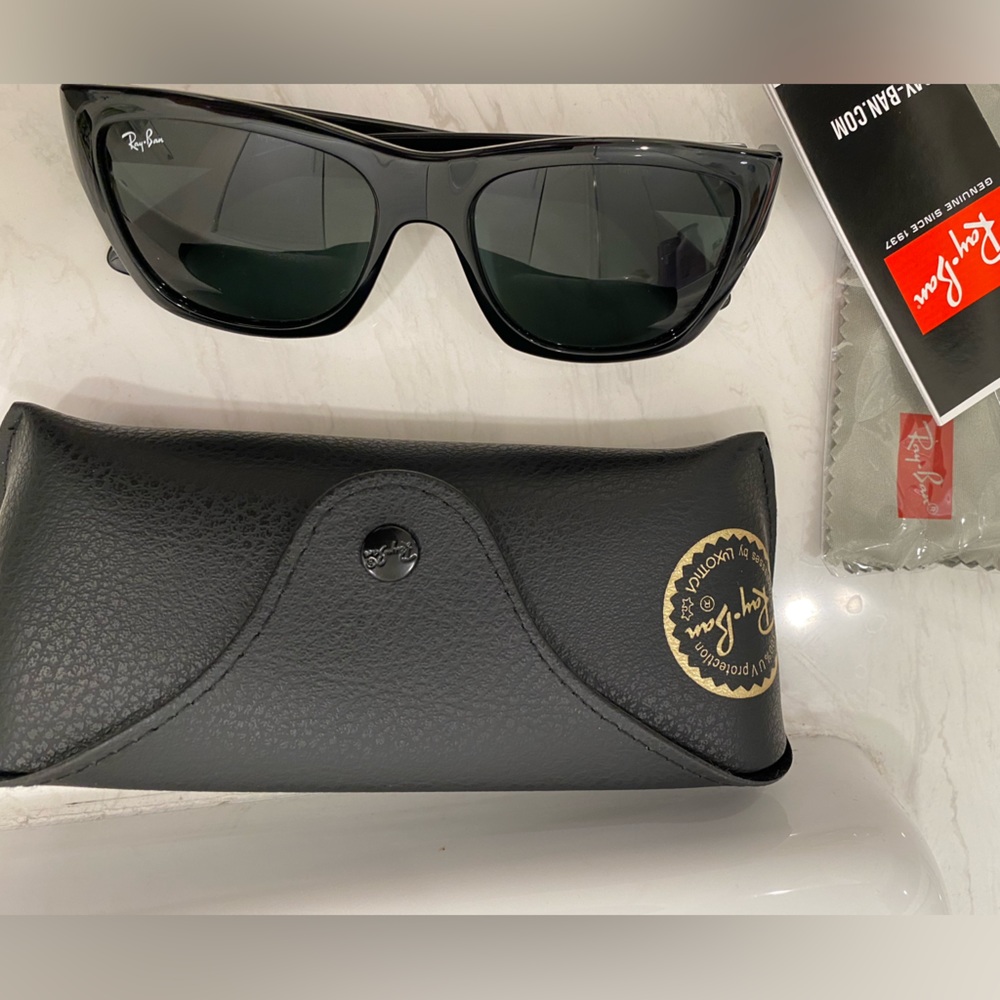 NWT Ray-ban sunglasses unisex New Ray-Ban Sunglasses + Case | Authentic Designer - Picture 6 of 12